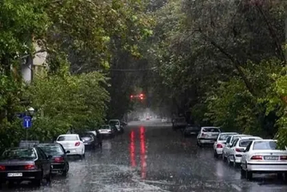 رگبار باران در ۱۱ استان