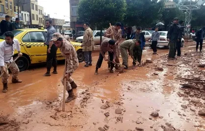 اعلام آمادگی بسيج دانشجويی شهيد چمران اهواز برای خدمت رسانی به سيل&zwnj;زدگان/ گروهی از جهادگران به منطقه اروندكنار اعزام شدند