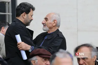 مراسم تشییع مرحوم «جمشید مشایخی»