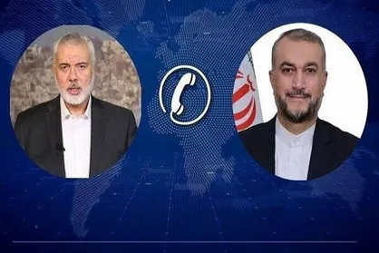 گفت&zwnj;وگوی تلفنی امیرعبداللهیان و رئیس دفتر سیاسی جنبش حماس