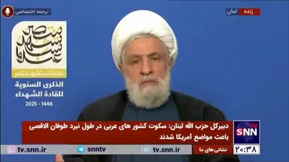 شیخ نعیم قاسم: تظاهرات دیروز از سمت حزب الله بود و البته مسالمت آمیز بود/ خواستار بازگشت پرواز&zwnj;های ایرانی به لبنان هستیم