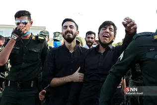 مراسم تشییع پیکر شهید حامد ضابط