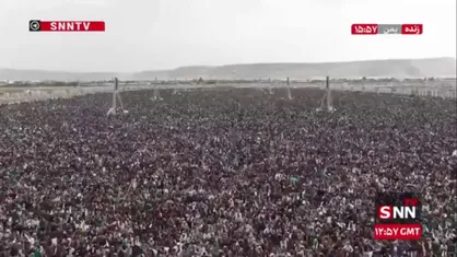 حضور پرشور مردم یمن در محکومیت جنایات آمریکا و رژیم صهیونیستی