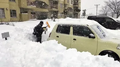 مرگ ۱۳ نفر در ژاپن در پی بارش سنگین برف