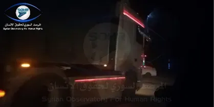 ۴۰ کامیون سرپوشیده ائتلاف آمریکا از سوریه وارد عراق شد