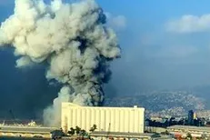 مراسم یادبود جان باختگان انفجار عظیم بندر بیروت به مناسبت سالگرد این حادثه