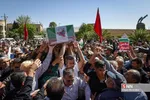تشییع ۲ شهید حادثه تروریستی حرم شاهچراغ(ع)
پیکر مطهر شهدای حادثه تروریستی حرم شاهچراغ (ع) ساعت ۹ صبح چهارشنبه ۲۵ مرداد۱۴۰۲ از میدان شهدا تا حرم مطهر احمد بن موسی شاهچراغ (ع) شیراز تشییع شد.