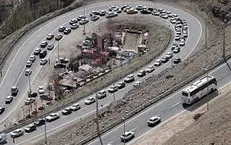 بازگشایی محور کرج - چالوس/ آزادراه تهران- شمال همچنان مسدود