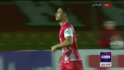 گل اول پرسپولیس به شمس&zwnj;آذر