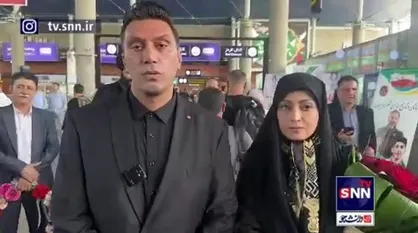 مادر مبینا نعمت زاده: خدا را شکر میکنم که دخترم دست پر به کشور بازگشت