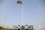 وداع با شهید مصطفی نامور در صبحگاه مشترک نیروهای مسلح قم
