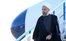 روحانی وارد تهران شد +تصاویر