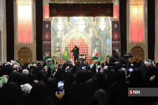 مراسم شیرخوارگان حسینی در حرم حضرت معصومه (س)