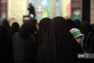 مراسم شیرخوارگان حسینی در حرم حضرت معصومه (س)