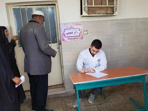 اردوی جهادی علوم پزشکی اهواز در منطقه کوی طاهر برگزار شد