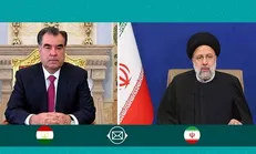 رئیس‌جمهور تاجیکستان عید فطر را به رئیسی و مردم ایران تبریک گفت
