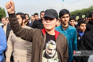 راهپیمایی مردم اهواز در محکومیت ترور حاج قاسم سلیمانی