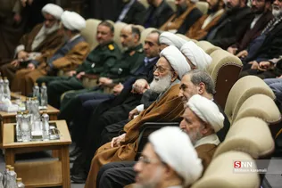 مراسم اربعین سرداران شهید حاج قاسم سلیمانی و ابومهدی المهندس در قم 