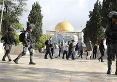 تعرض شهرک‌نشینان صهیونیست به مسجد الاقصی