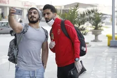 ظاهر عجیب بازیکنان پرسپولیس از ترس کرونا+عکس