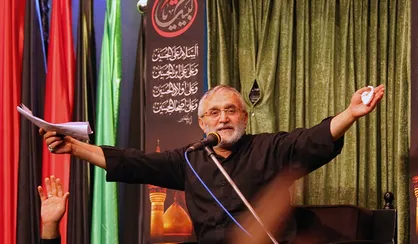 مداحی شب سوم محرم حاج منصور ارضی + فیلم