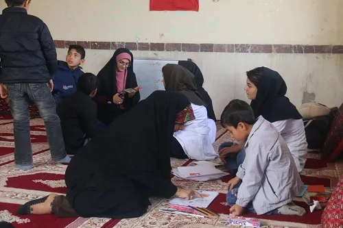 اردوی جهادی علوم پزشکی کردستان در روستای سوتپه