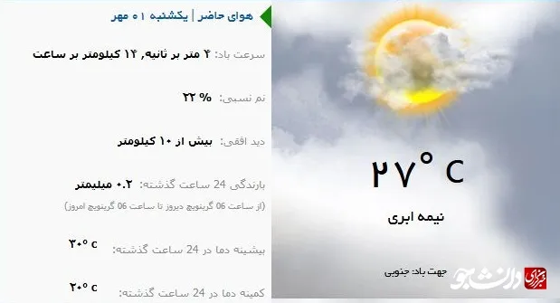 هواشناسی