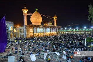جشن میلاد امام رضا(ع) در حرم مطهر شاهچراغ(ع) شیراز