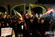 شبی که فریاد مظلومان عالم موشک شد/ واکنش تشکل‌های دانشگاهی به وعده صادق +تصاویر