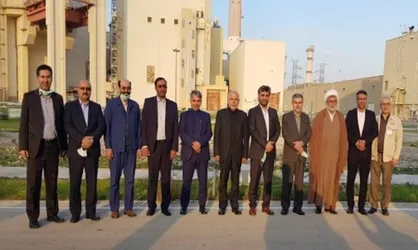 بازدید اعضای کمیسیون انرژی مجلس از نیروگاه اتمی بوشهر