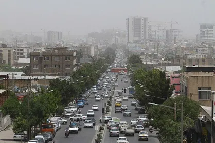 هوای بسیار ناسالم کلانشهر مشهد در ۲ اسفند ماه