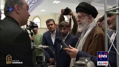 گفت&zwnj;وگوی امروز رهبر انقلاب با نماینده شرکت دانش&zwnj;بنیانی که تعمیرکننده&zwnj;ی موتور&zwnj;های انواع هواپیمای مسافربری است