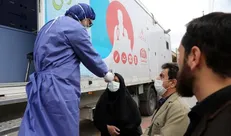 خدمات غربالگری کرونا در کاروان سلامت احسان بنیاد احسان ستاد اجرایی فرمان جضرت امام