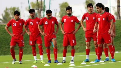 برگزاری تمرین فردای تیم امید با حضور خبرنگاران