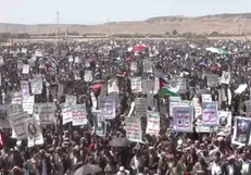 راهپیمایی ضدصهیونیستی یمنی‌ها در صعده + فیلم