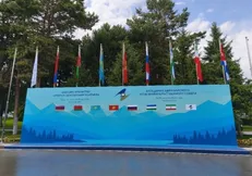 عکس یادگاری مقامات شرکت کننده در اجلاس نخست وزیران اتحادیه اقتصادی اوراسیا در قرقیزستان + عکس