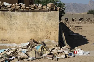 انتظار مهر - مدرسه شهید کلانتری روستای چم مهر از توابع شهرستان پلدختر
