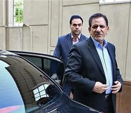 معاون اول رئیس جمهوری اسلامی ایران وارد نجف شد