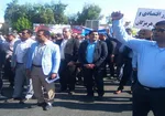 حضور دانشگاهیان پیام نور هرمزگان در راهپیمایی 13 آبان