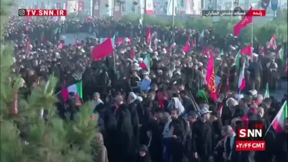 آغاز نماز بر پیکر&zwnj;های شهدای خانواده رهبر شهید انقلاب اسلامی
