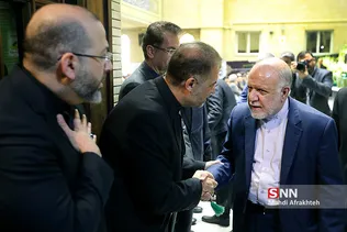 مراسم ختم والده کاظم جلالی