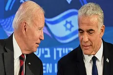 گفتگوی بایدن با لاپید درباره ایران