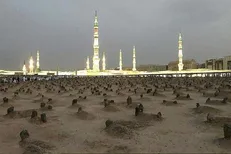 مراسم دعای کمیل در بین الحرمین به مناسبت سالروز تخریب بقیع
