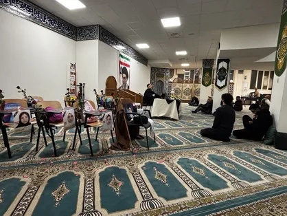 آیین اربعین شهادت رهبر شهید انقلاب در رم برگزار شد