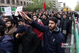سوگواری شهادت سردار سلیمانی در دانشگاه تهران