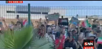 سنگ‌تمام مکزیکی‌ها در بدرقۀ تیم ملی کشورمان به لس‌آنجلس + فیلم
