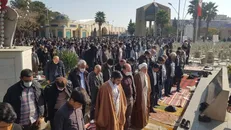 گلستان شهدای اصفهان میقات‌گاه استغاثه باران مردم + فیلم