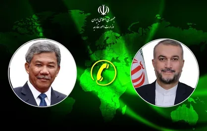 تاکید وزیران خارجه ایران و مالزی درمورد تقویت همکاری دو کشور در عرصه&zwnj;های مختلف
