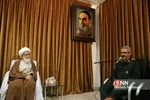  دیدار سردار غلامحسین غیب پرور با حضرت آیت الله العظمی نوری همدانی