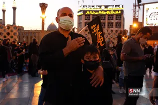 خیمه سوزان عصر عاشورا در میدان امام حسین